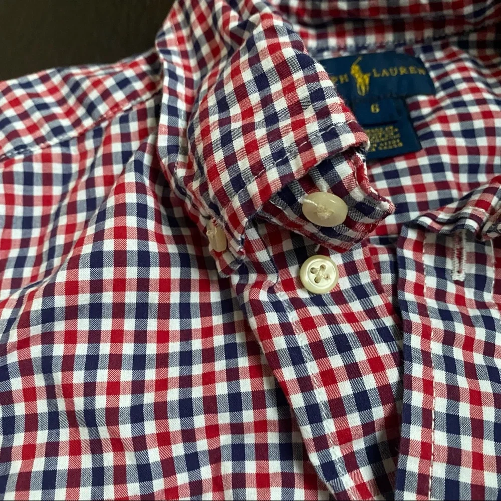 Ralph Lauren Plaid Button Down Shirt